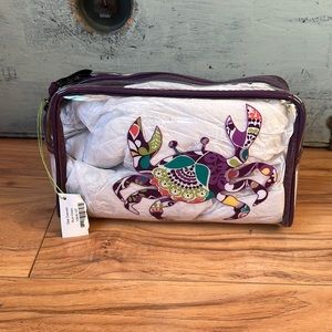 NWT Vera Bradley Clear Cosmetic Bag